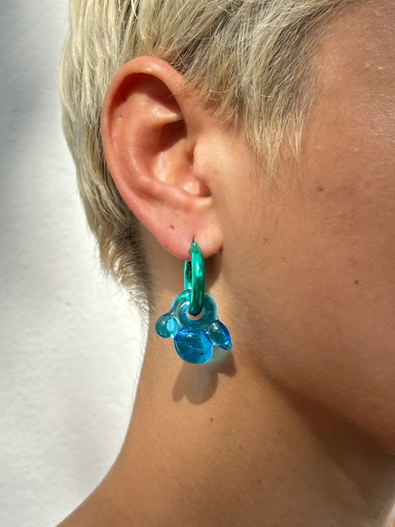 Big Serving Hoops - Aquamarine