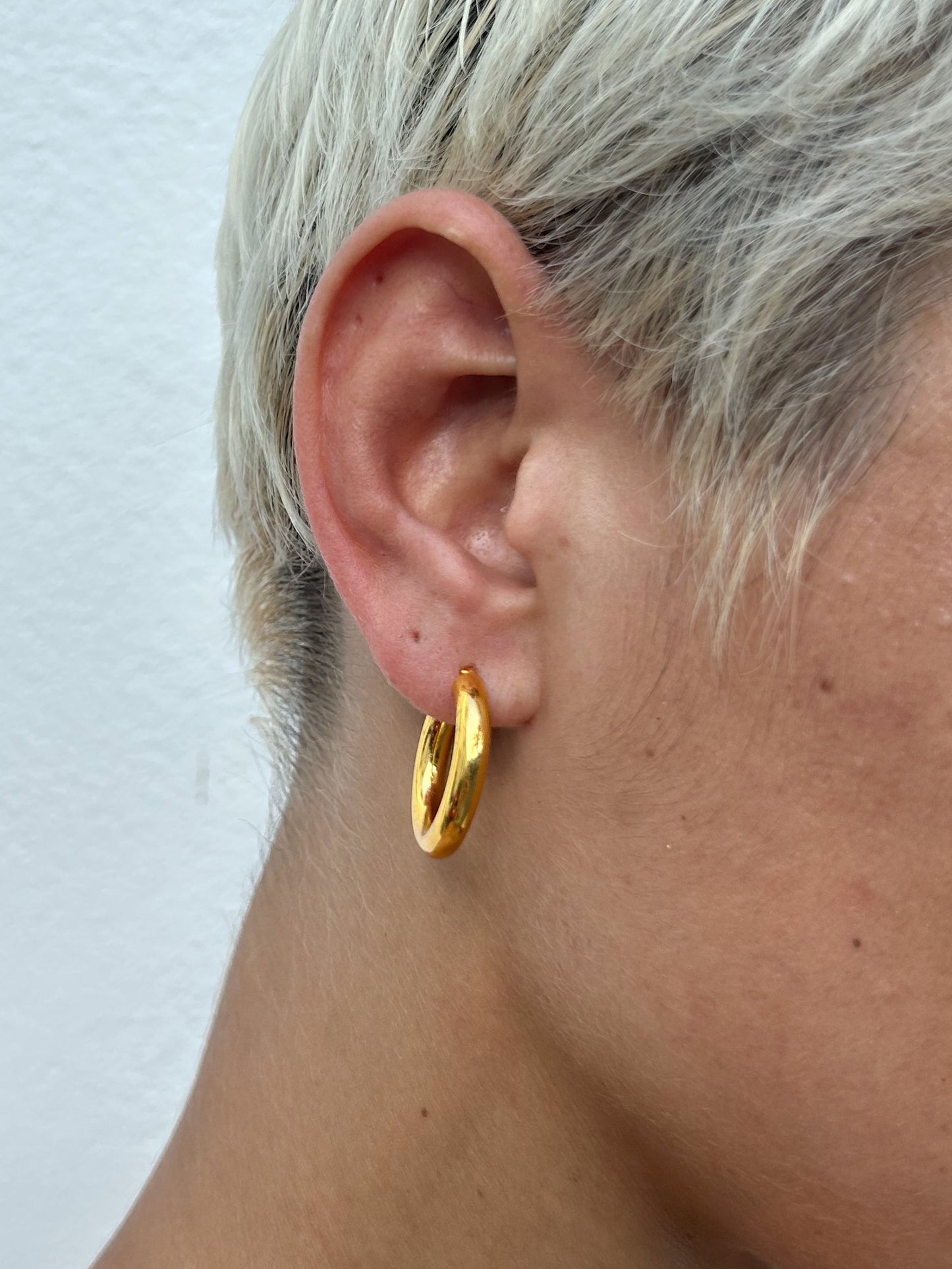 Big Serving Hoops - Gold